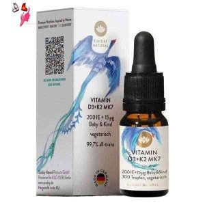 Vitamin D3K2 MK7 Sunday Natural 10ml của Đức